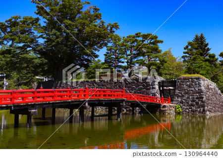 松本城的紅橋 130964440