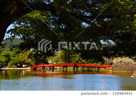 松本城的紅橋 松本城的紅橋 130964441