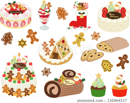 Christmas sweets set Christmas sweets set 130964517