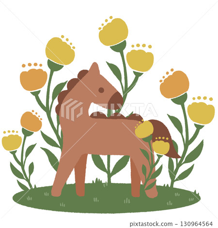 Horse (brown) 130964564