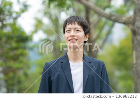A smiling male A smiling male 130965218