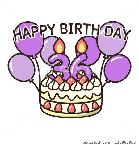 birthday cake	 130965899