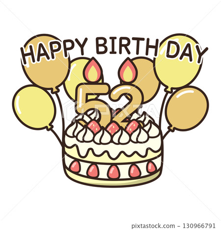 birthday cake	 130966791