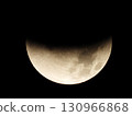 Moon floating in the night sky (full moon 6) total lunar eclipse 130966868