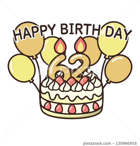 birthday cake	 130966958