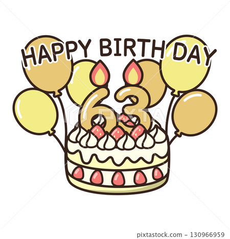 birthday cake	 130966959