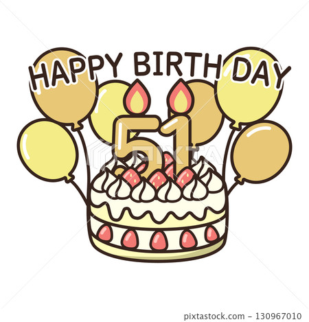 birthday cake	 130967010