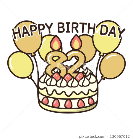 birthday cake	 130967012