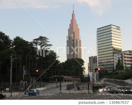Tunnel and Clock Tower Building 130967037