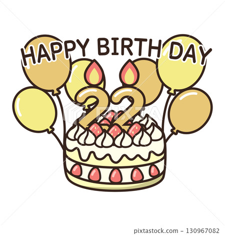 birthday cake	 130967082