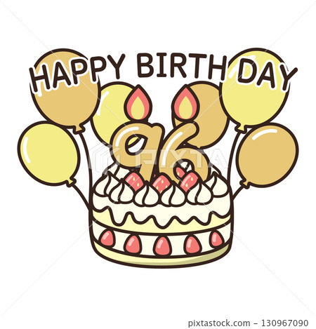 birthday cake	 130967090