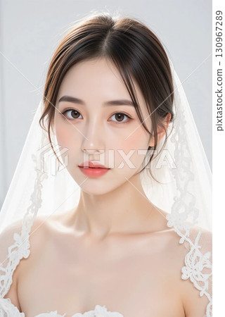 穿著婚紗的女人 130967289