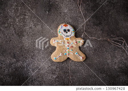 Mexican Halloween Dia de los Muertos cookies Mexican Halloween Dia de los Muertos cookies 130967428