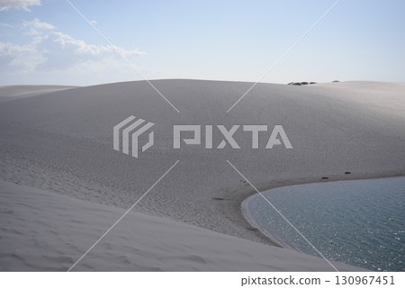 White dunes and small lakes, Lençóis White dunes and small lakes, Lençóis 130967451