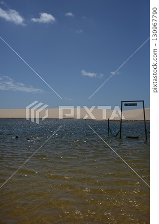 Lençóis, the beautiful dune lake 130967790