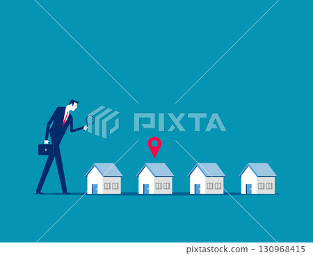Searching. Looking for real estate and accommodation valuation 130968415