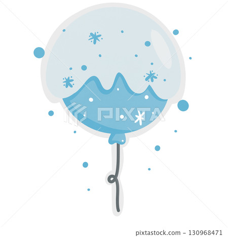 Blue balloon 130968471