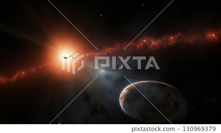 A uap encounter during a once-in-a-lifetime cosmic event 130969379