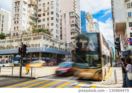 Hong Kong's main street, Nathan Road 130969479