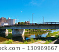Hirose River and Atago Bridge (Sendai City, Miyagi Prefecture) 130969667