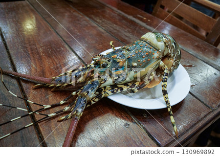 Lobster at a seafood restaurant 130969892