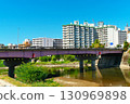 Hirose River and Atago Bridge (Sendai City, Miyagi Prefecture) 130969898