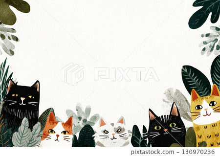 Cat background material 130970236