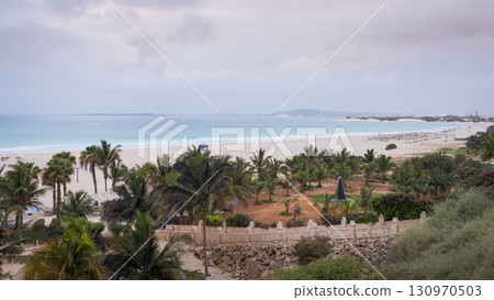 Boavista island sandy beach and luxury resort 130970503