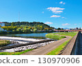 Sendai City Streetscape (Lower Hirose River Basin, Koriyama Weir) [Sendai City, Miyagi Prefecture] 130970906