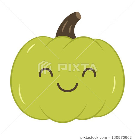 halloween cute pumpkin, flat style halloween cute pumpkin, flat style 130970962