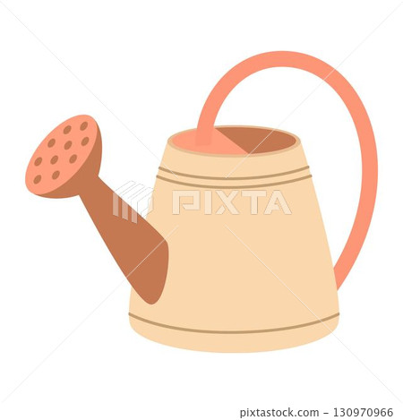 watering can isolated, flat style watering can isolated, flat style 130970966