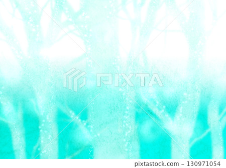Watercolor style transparent winter tree image 130971054
