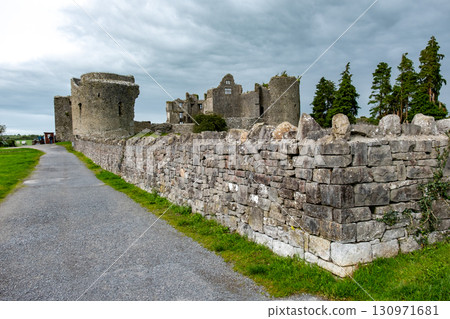 Roscommon town castle on summy day Roscommon town castle on summy day 130971681