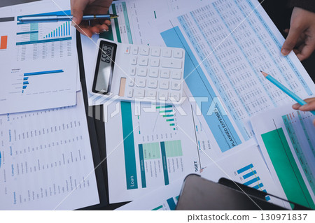 Success, audience with an applause and in a business meeting at work with a lens flare together. Achievement or celebration, motivation and businesspeople clapping hands for good news or support 130971837