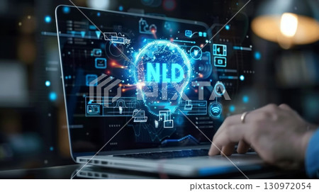 Users interact with digital components via keyboard, which boosts connectivity and engagement in the online environment 130972054