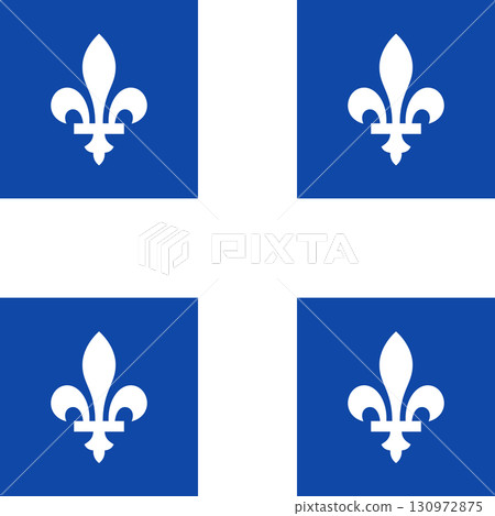 Quebec - square flag Quebec - square flag 130972875