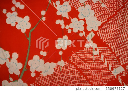 Antique kimono fabric Antique kimono fabric 130973127