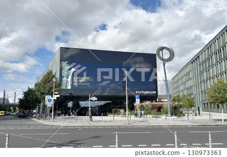 Futurium, a museum in Berlin's Mitte district, opened in 2019 (passersby's faces are unrecognizable) Futurium, a museum in Berlin's Mitte district, opened in 2019 (passersby's faces are unrecognizable) 130973363