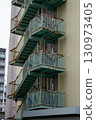Emergency stairs in a building 130973405
