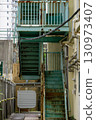 Emergency stairs in a building 130973407