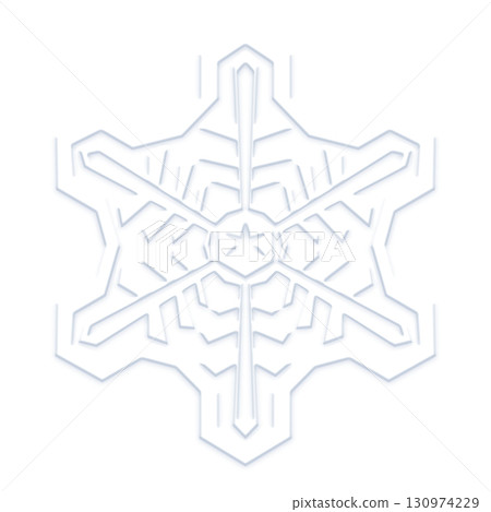 White snowflake icon (transparent background) White snowflake icon (transparent background) 130974229