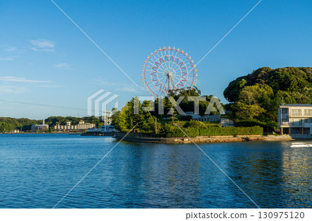 Tateyamadera Onsen, Uchiura, Tateyamadera, Hamamatsu City, Shizuoka Prefecture, September, Dusk 130975120