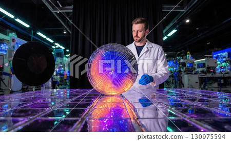 Vibrant Sphere in Research Lab Vibrant Sphere in Research Lab 130975594