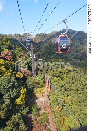 索道、纜車（兵庫縣神戶市中央區神戶布引香草園） 130975906