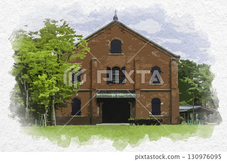 水彩畫風格，石川縣立歷史博物館，石川紅磚博物館，石川縣金澤市 130976095