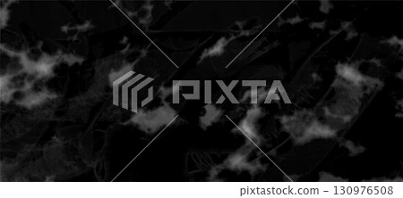 Black background with a pattern resembling ink smudges - Vector material 130976508