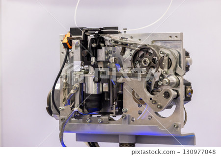 Strapping machine for packing crates and boxes packing cargo, Strapping machine for packaging equipment for industry, Plastic straps by strapping machines for line packaging system. Strapping machine for packing crates and boxes packing cargo, Strapping machine for packaging equipment for industry, Plastic straps by strapping machines for line packaging system. 130977048