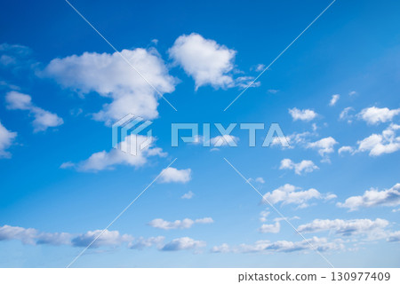 [秋日天空]藍天白雲 130977409