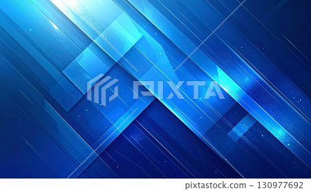 Abstract blue technology background with futuristic lines and light patterns for digital design and business concepts 130977692