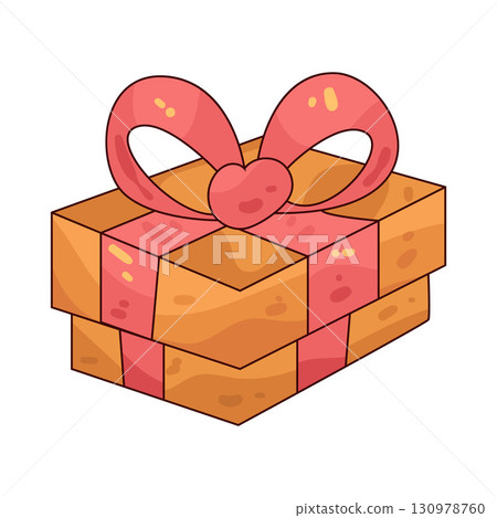 illustration of gift box illustration of gift box 130978760